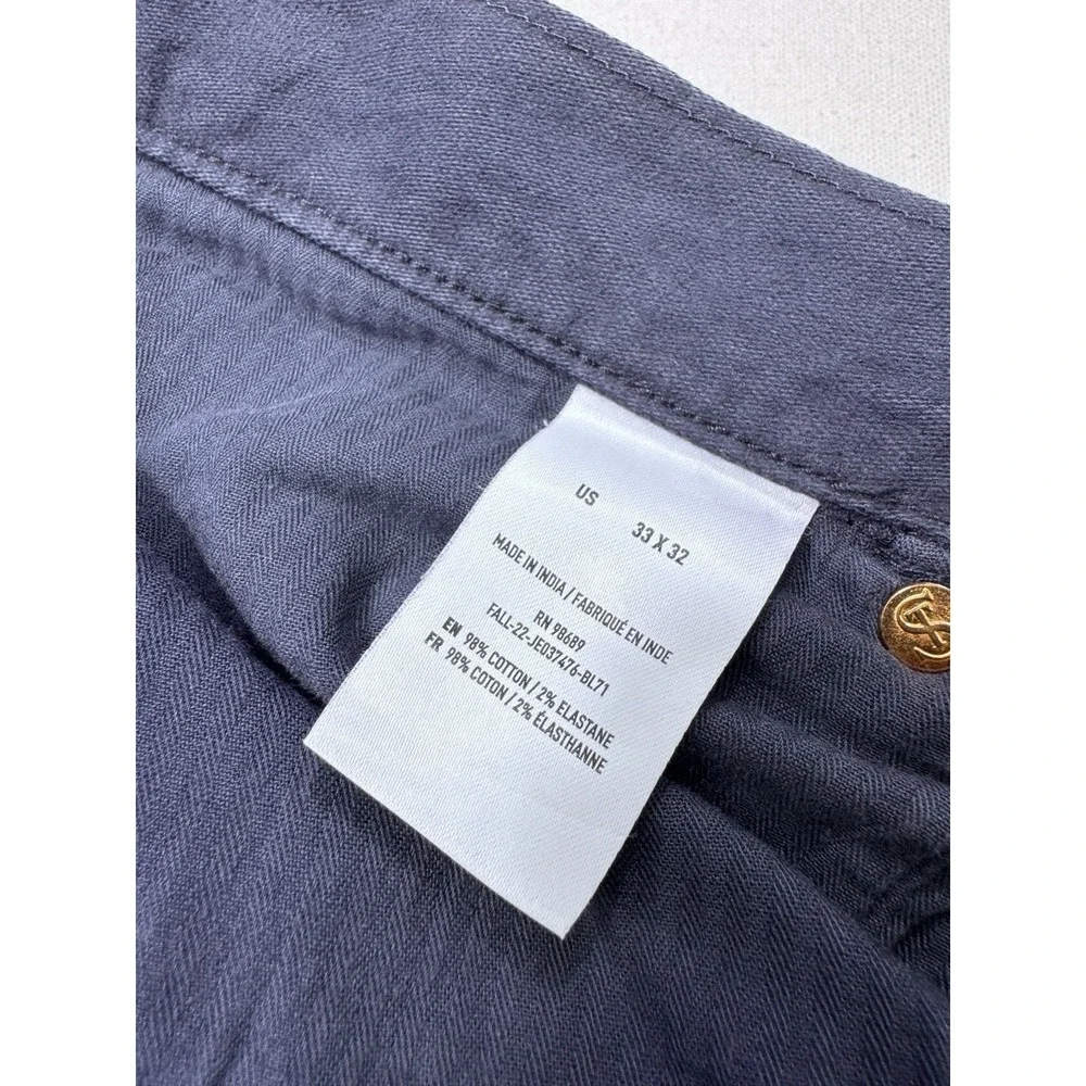 Todd Snyder Pants Men's 33x32 (35x29) Slim Fit Blue Smart Money Modern